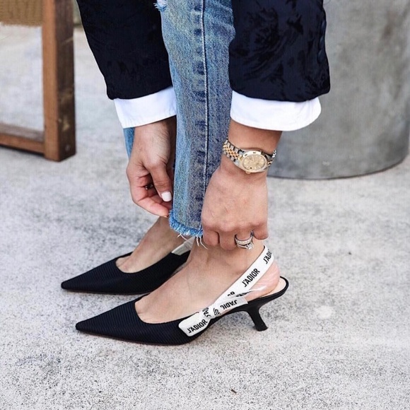 Dior J'Adior Slingback Pump on Black Size 40 - Picture 1 of 7
